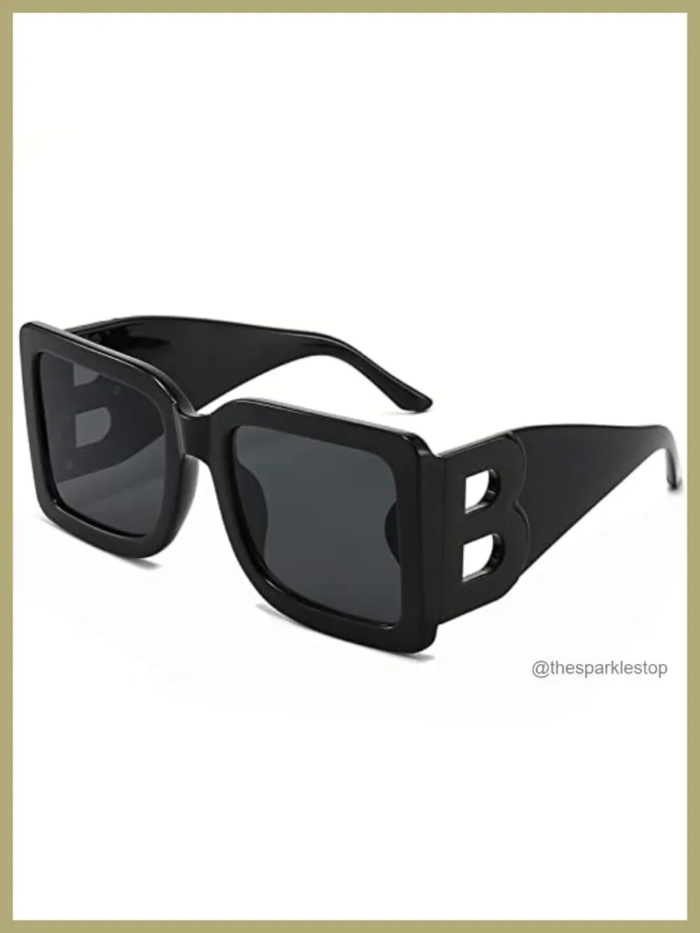 Large Square Sunglasses for Women UV400 Protection Designer